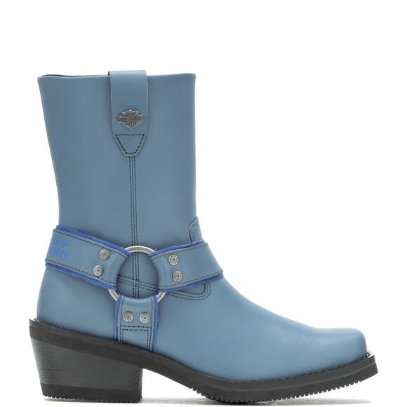 Harley-Davidson Shoes - Harley-Davidson Womens Korsen Harness Blue Boots (NWT)